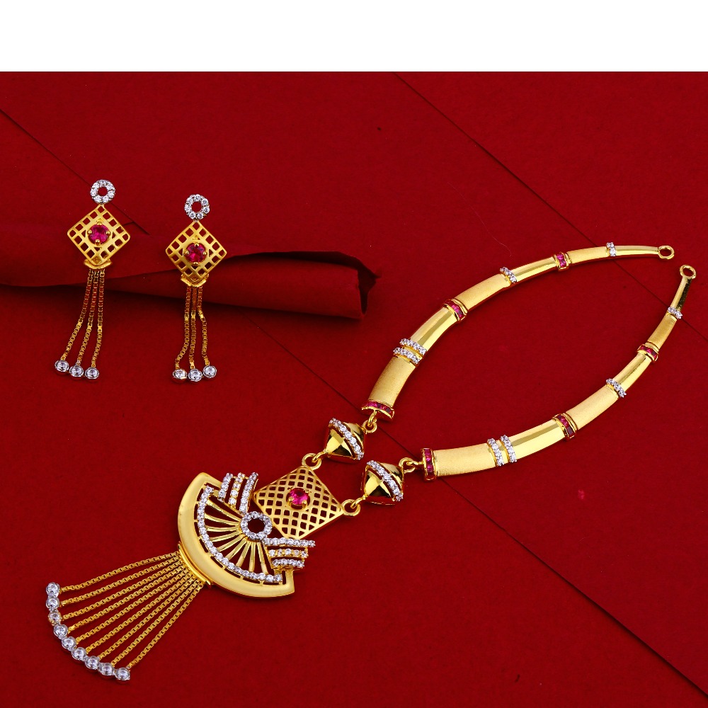 22CT Gold Hallmark Necklace Set LN91