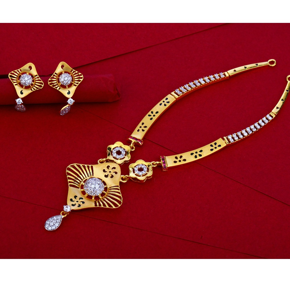 22CT Gold Women's Delicate Necklace Set LN73