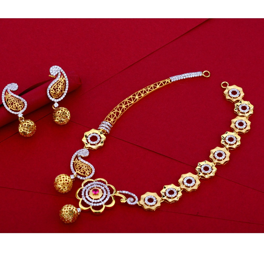 22CT Gold Women's Classic Necklace Set LN71