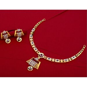 22KT Gold CZ Gorgeous Ladies Necklace Set LN68