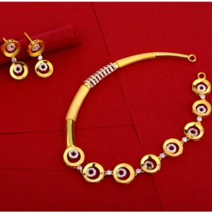22KT Gold Hallmark exclusive Necklace Set LN186