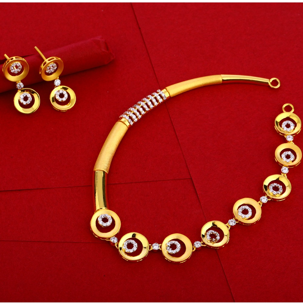 22KT Gold Hallmark exclusive Necklace Set LN186