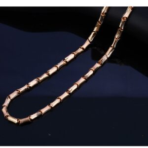 18CT Rose Gold stylish Men's  Chain RMC48
