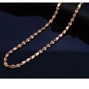 18CT Rose Gold fancy Men's  Chain RMC46