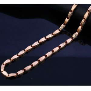 18CT Rose Gold Designer Men's  Chain RMC43