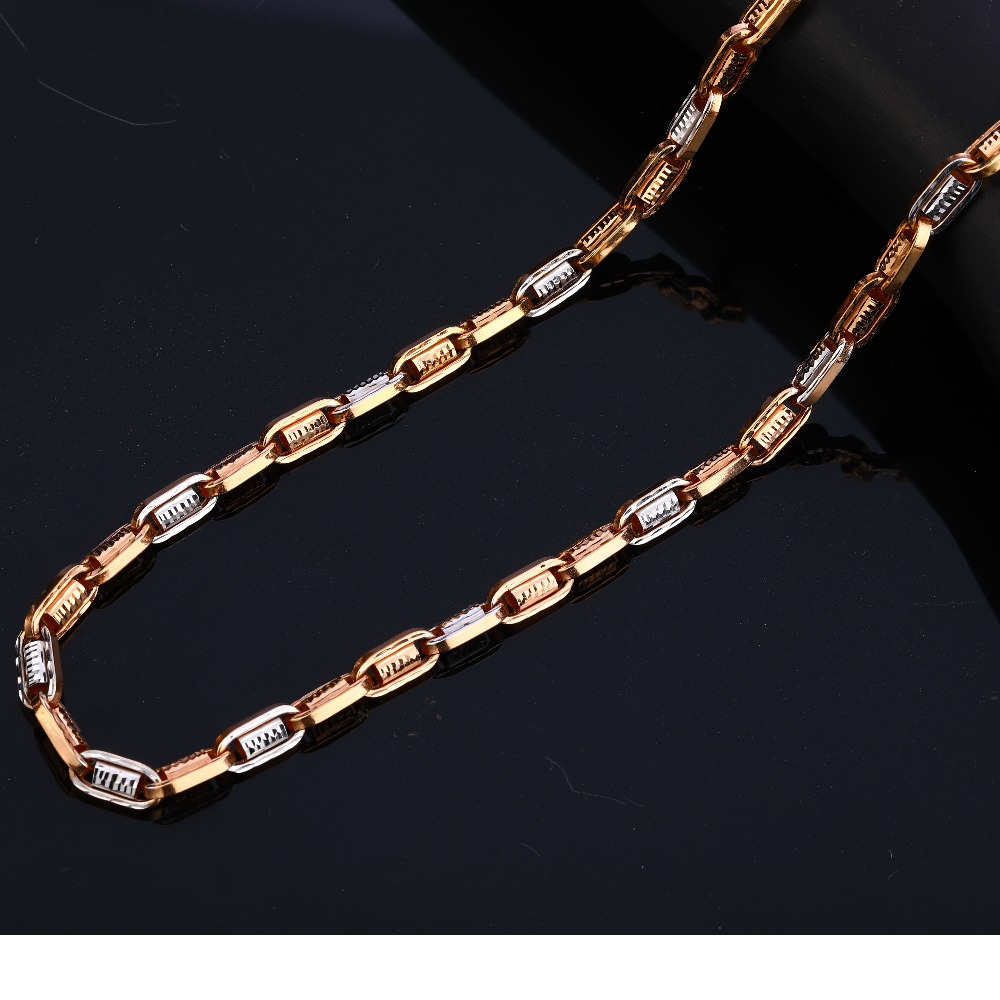 18CT Rose Gold men's  Chain RMC80