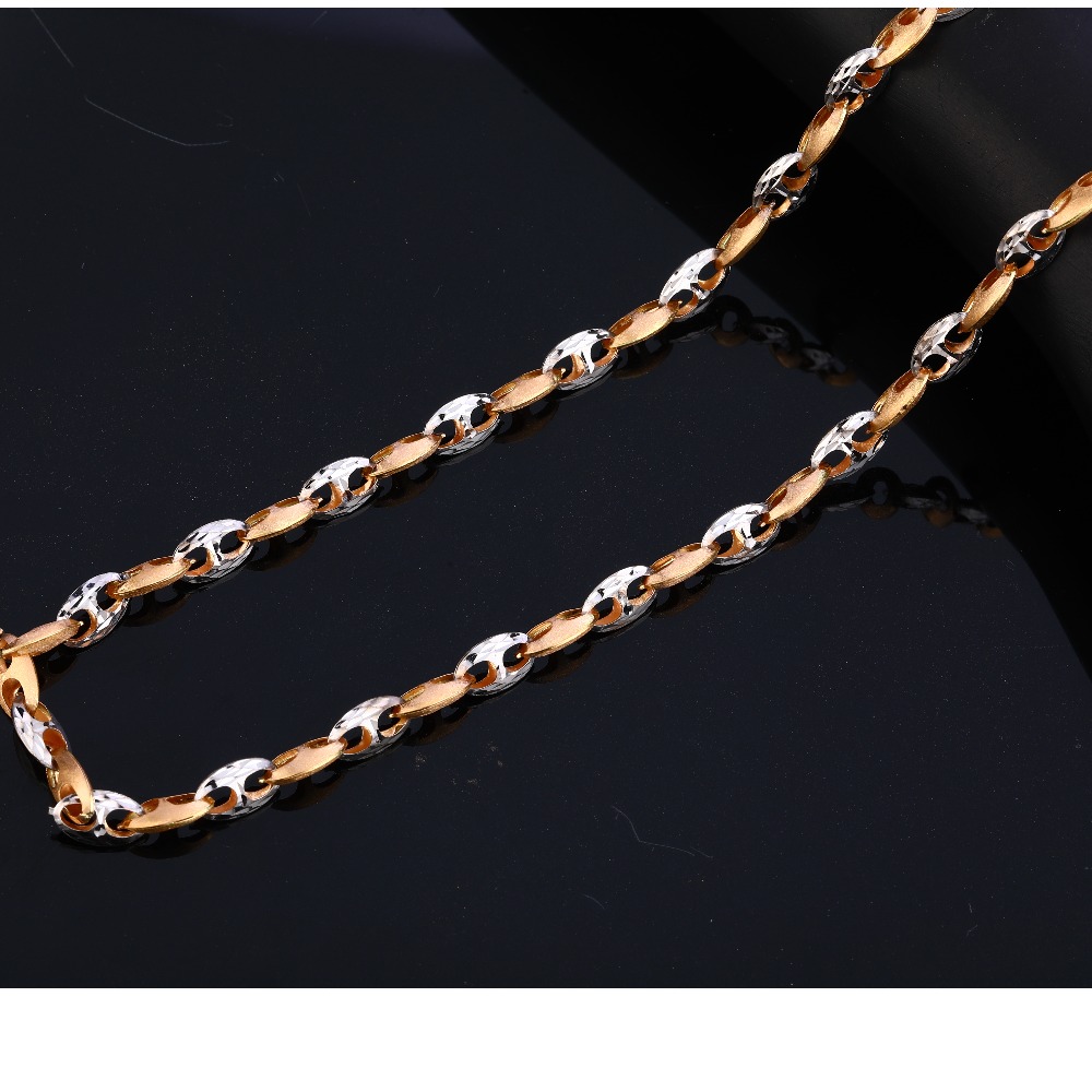 18KT Rose Gold Hallmark Gorgeous  Gentlemen's  Chain RMC78