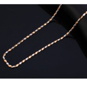 18KT Rose Gold Hallmark exclusive Gentlemen's  Chain RMC76