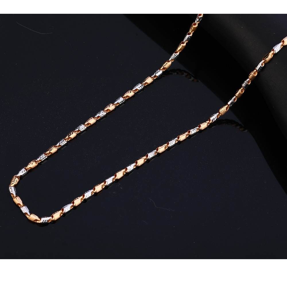 18KT Rose Gold Hallmark exclusive Gentlemen's  Chain RMC76