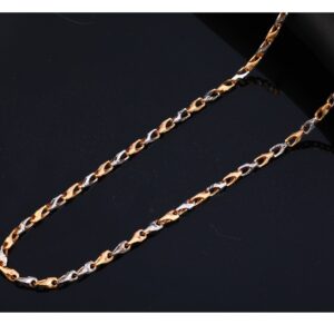 18KT Rose Gold Hallmark Delicate Gentlemen's  Chain RMC75