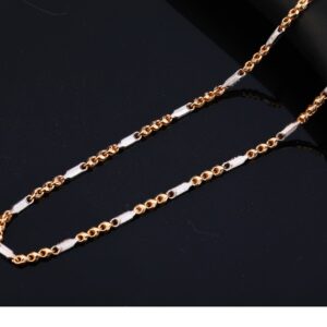 18KT Rose Gold Hallmark Classic Gentlemen's  Chain RMC73