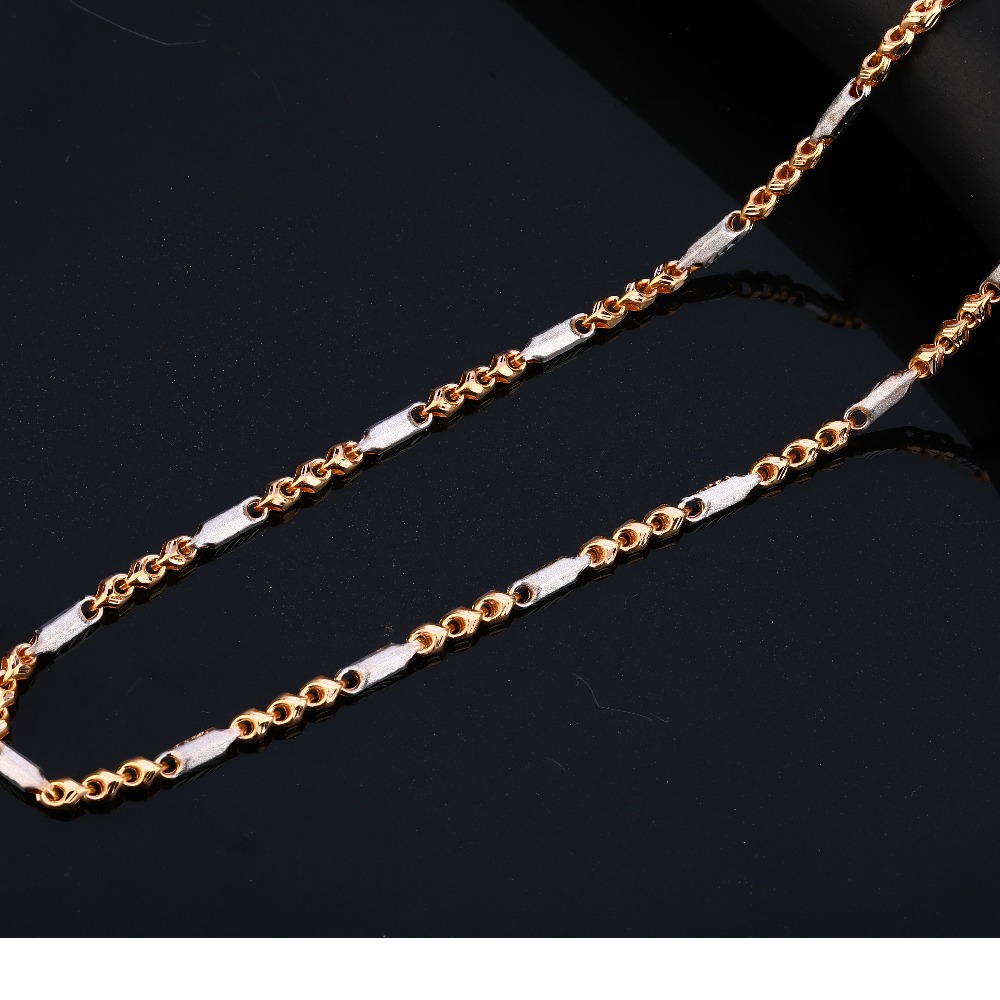 18KT Rose Gold Hallmark Classic Gentlemen's  Chain RMC73