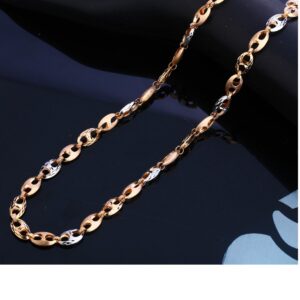 750 Rose Gold  Stylish Hallmark Gentlemen's Chain RMC63