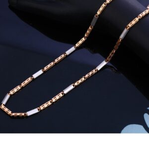 750 Rose Gold Delicate Hallmark Gentlemen's Chain RMC59