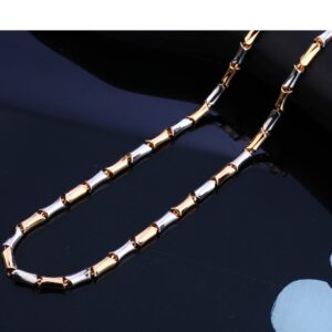 750 Rose Gold Classic Hallmark Gentlemen's Chain RMC57
