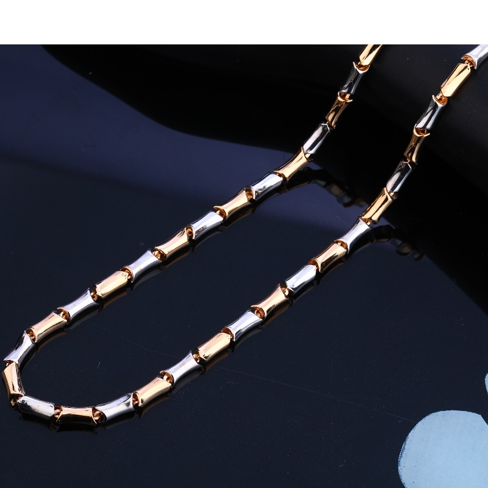 750 Rose Gold Classic Hallmark Gentlemen's Chain RMC57