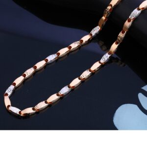 750 Rose Gold  stylish Men's Chain RMC55