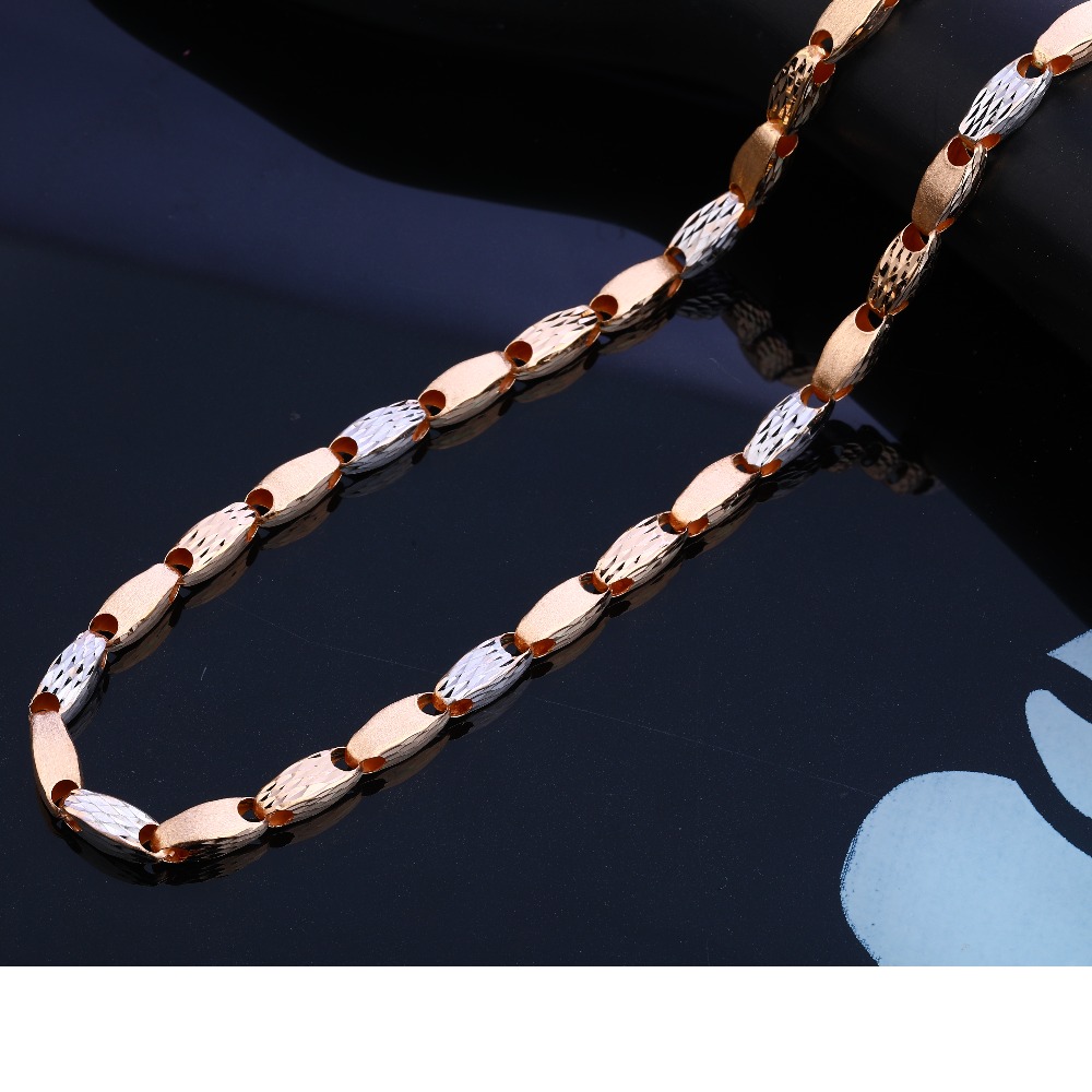 750 Rose Gold  stylish Men's Chain RMC55