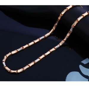 750 Rose Gold Classic Men's Chain RMC49