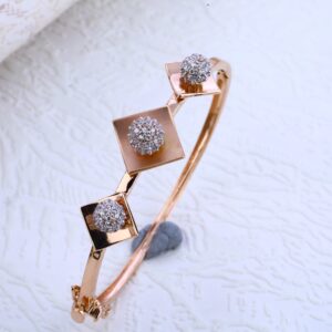 18KT Rose Gold  Hallmark Kada Bracelet RLKB187
