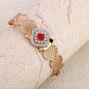 750 Rose Gold Fancy Hallmark Women's Kada RLKB176