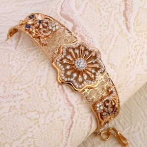 750 Rose Gold Delicate Hallmark Women's Kada RLKB174