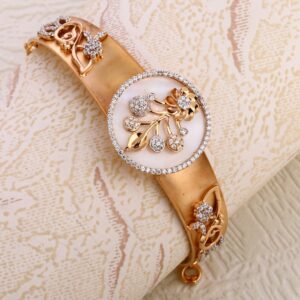 750 Rose Gold Classic Hallmark Women's Kada RLKB172