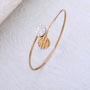 18ct Rose Gold  Stylish Hallmark Bracelet RLKB261