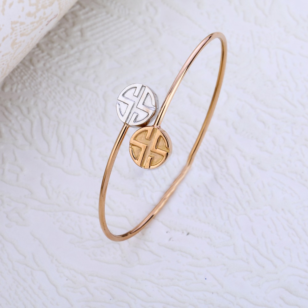 18ct Rose Gold  Stylish Hallmark Bracelet RLKB261