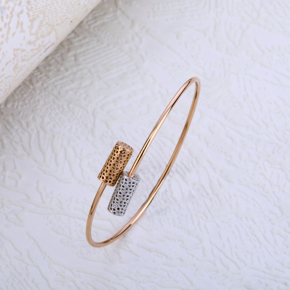 18ct Rose Gold Fancy Hallmark Bracelet RLKB260