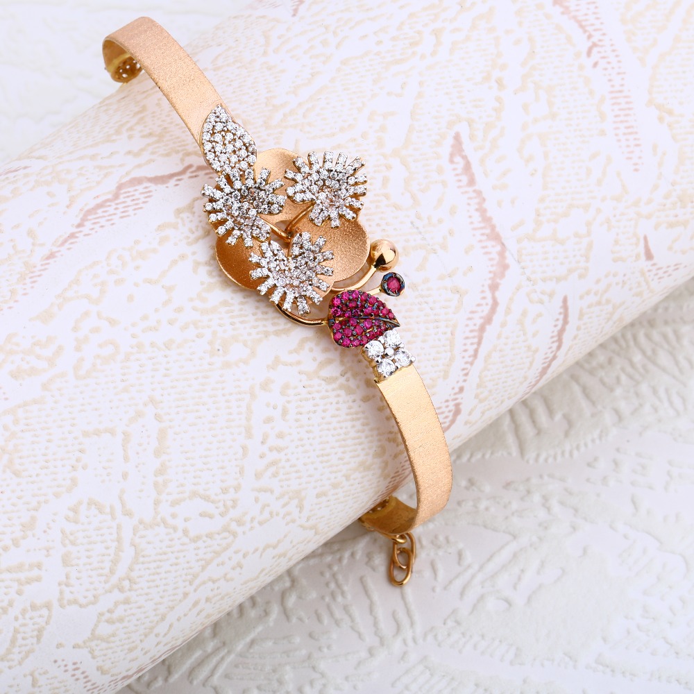 18ct Rose Gold Classic Hallmark Bracelet RLKB153
