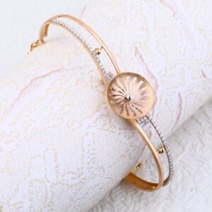 18KT Rose Gold Ladies Gorgeous Kada Bracelet RLKB82