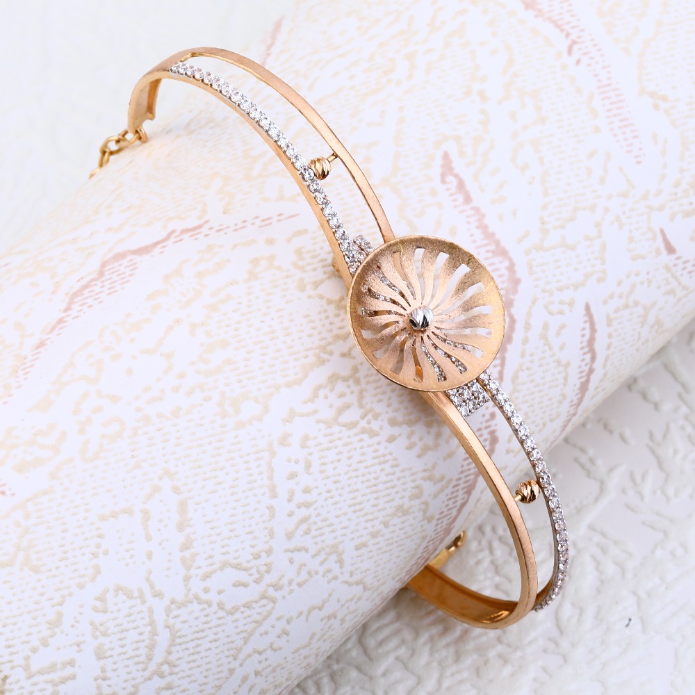 18KT Rose Gold Ladies Gorgeous Kada Bracelet RLKB82