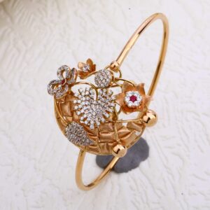 750 Rose Gold stylish Hallmark Ladies Bracelet RLKB133