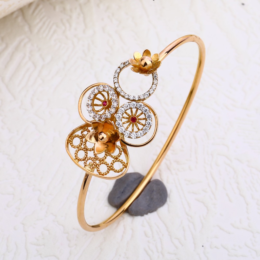 750 rose gold Gorgeous hallmark ladies bracelet rlkb132
