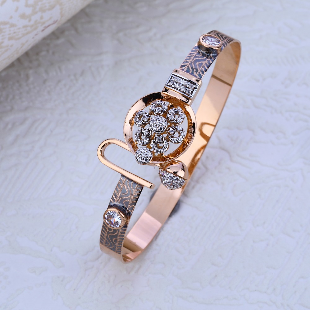 750 Rose Gold  Gorgeous CZ Bracelet RLKB197