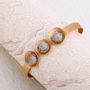 750 Rose Gold exclusive CZ Bracelet RLKB258