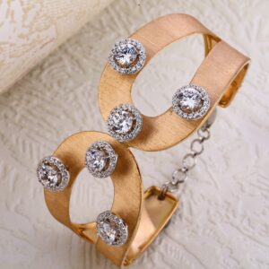750 Rose gold CZ Bracelet RLKB254