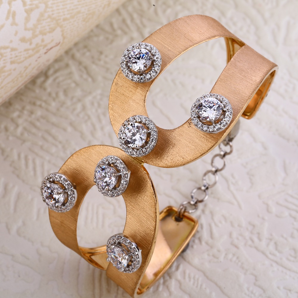 750 Rose gold CZ Bracelet RLKB254