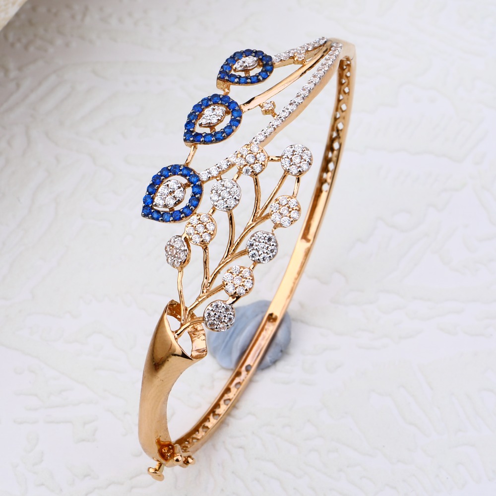 18CT Rose Gold CZ Exclusive Hallmark Bracelet RLKB98