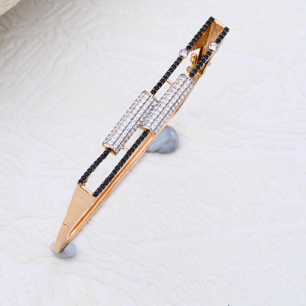 18CT Rose Gold CZ Hallmark Bracelet RLKB94
