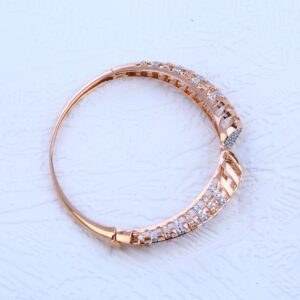 18ct rose gold  ladies kada bracelet rlkb86