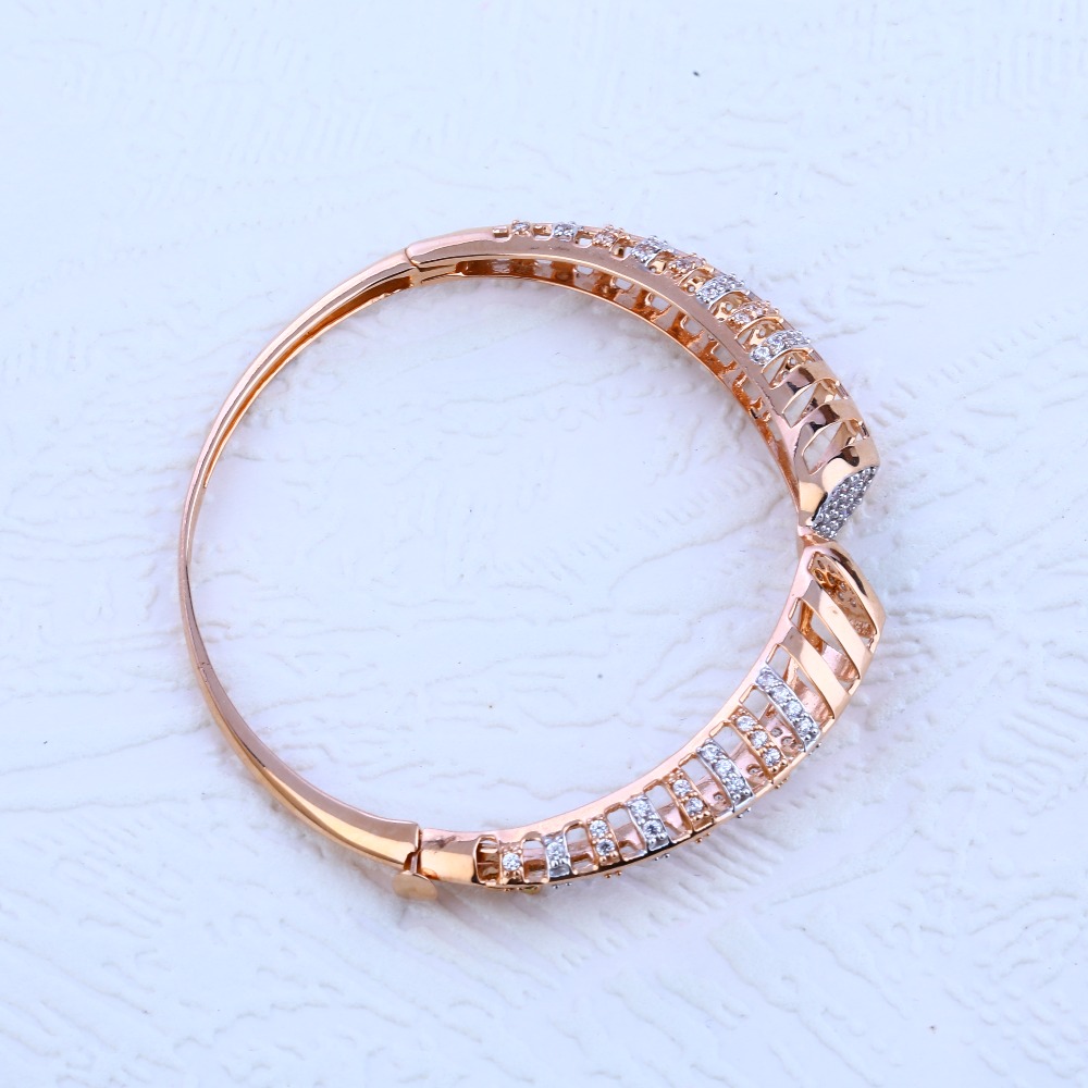 18ct rose gold  ladies kada bracelet rlkb86