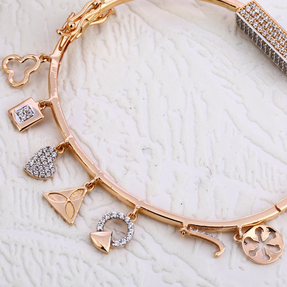 18KT Rose Gold exclusive Ladies Bracelet RLKB246 - Image 2