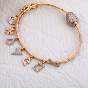 18KT Rose Gold Classic Ladies Bracelet  RLKB243