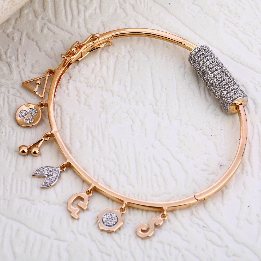 18KT Rose Gold Ladies Bracelet  RLKB242