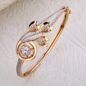 18KT Rose Gold Hallmark exclusive Kada Bracelet  RLKB229