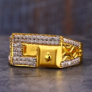 22KT Gold Classic  Men's Ring MR769