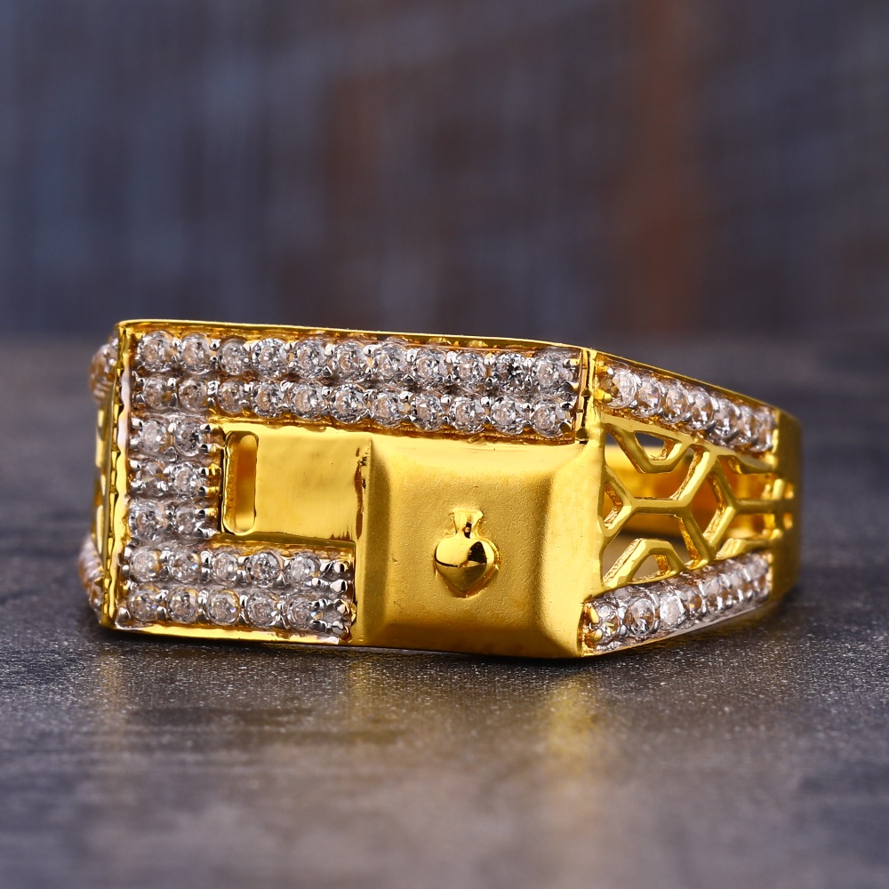 22KT Gold Classic  Men's Ring MR769