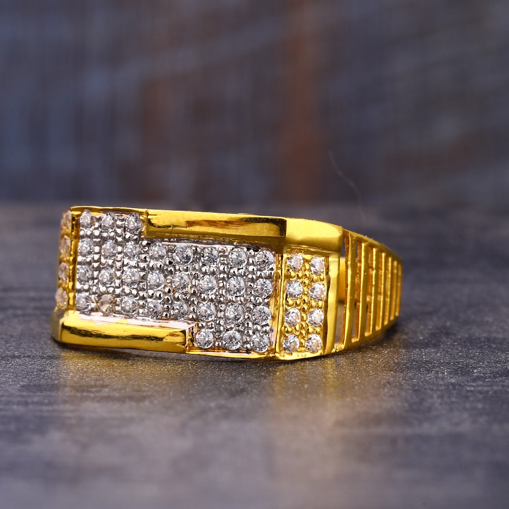 916 CZ Gold men's Ring MR752